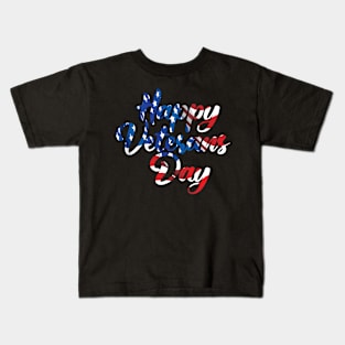 Happy Veterans Day Kids T-Shirt